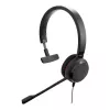 Jabra Evolve 30 II asenduspeakomplekt mono, juhtmega, 150 - 7000 Hz, kontor/kõnekeskus, 171,1 g, peakomplekt, must