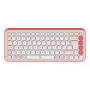 LOGITECH juhtmevaba klaviatuur - Pop Icon Keys - roosa ja valkjas Qwerty UK