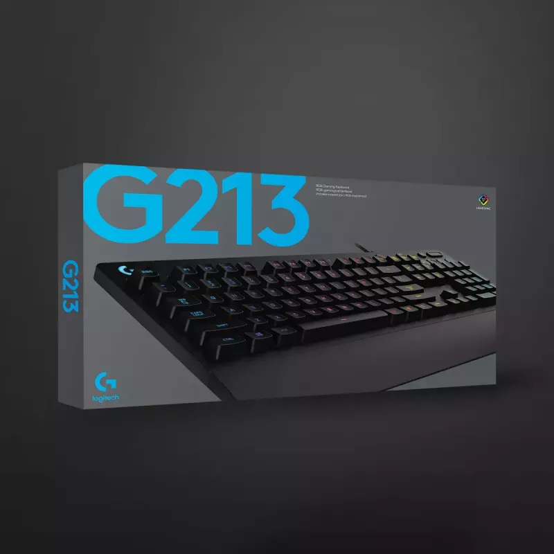 Mänguklaviatuur Logitech G G213 Prodigy täissuuruses RGB LED juhtmega