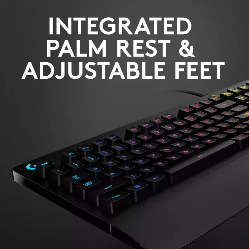 Mänguklaviatuur Logitech G G213 Prodigy täissuuruses RGB LED juhtmega
