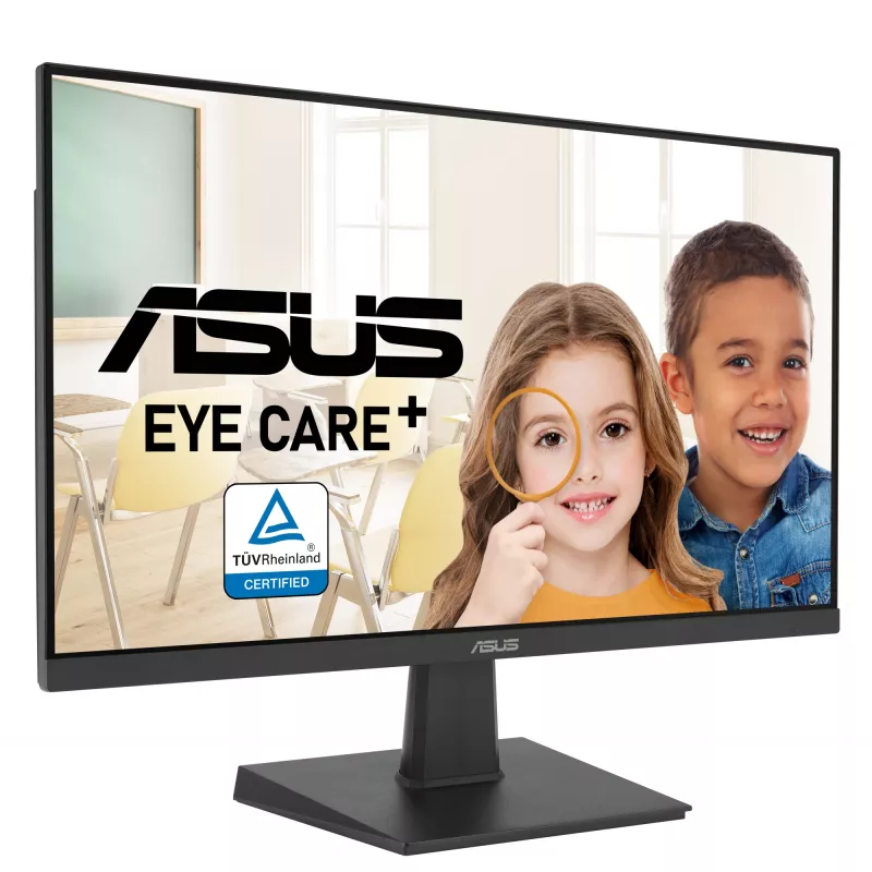 27-tolline ASUS VA27EHF IPS LCD monitor, Full HD 1920x1080, 1 ms, 178° vaatenurgad, VESA, must