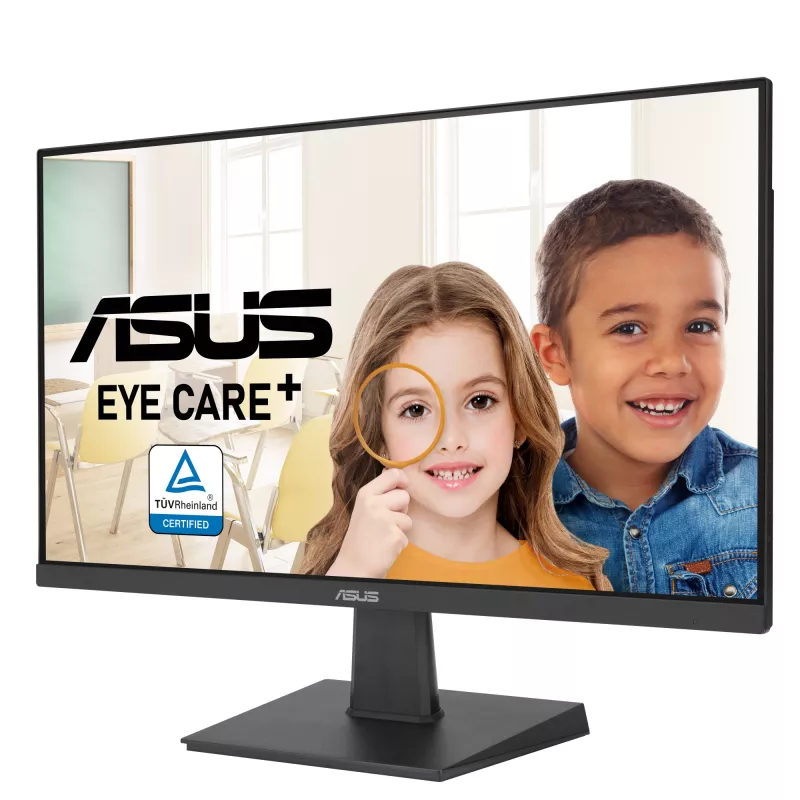 27-tolline ASUS VA27EHF IPS LCD monitor, Full HD 1920x1080, 1 ms, 178° vaatenurgad, VESA, must