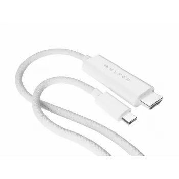 TARGUS Hyper 4K USB-C–HDMI-kaabel – valge