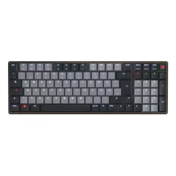 CHERRY KW 550 MX LP klaviatuur Kodu/Kontor USB + Bluetooth QWERTZ Saksa Must