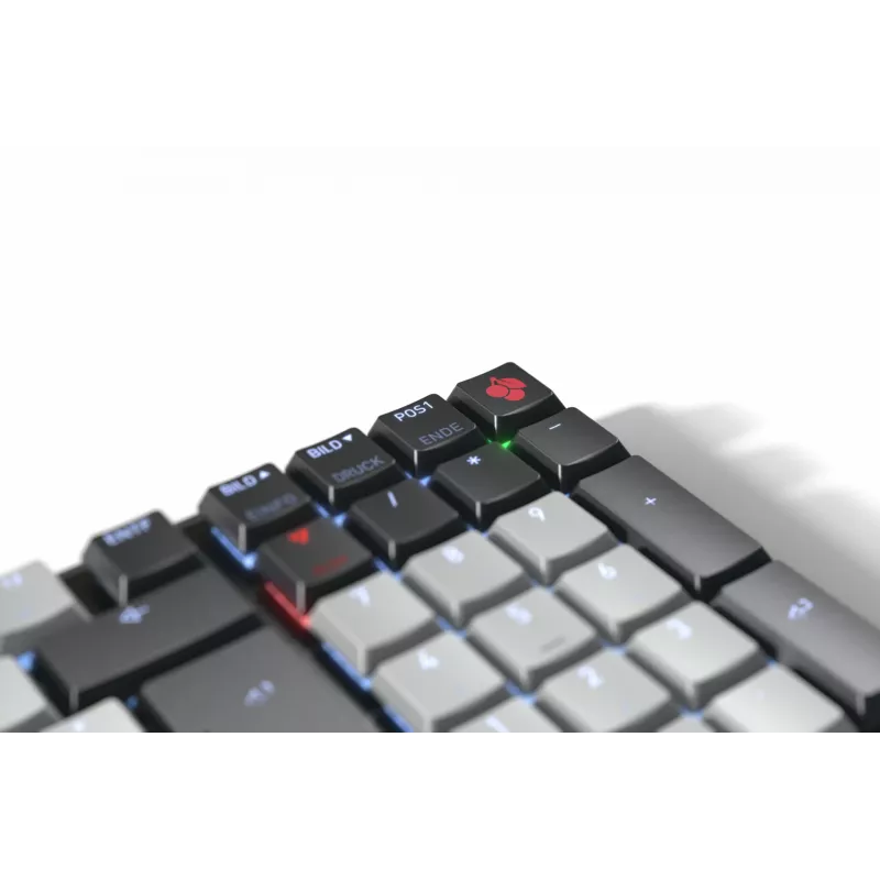 CHERRY KW 550 MX LP klaviatuur Kodu/Kontor USB + Bluetooth QWERTZ Saksa Must