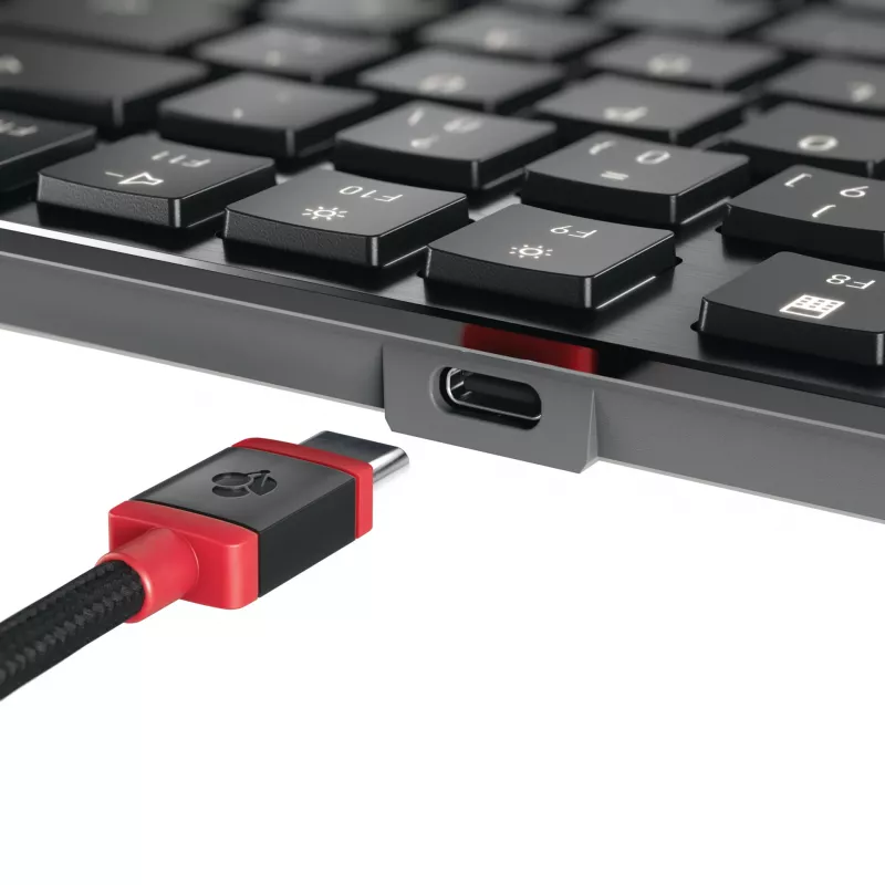 CHERRY KW X ULP 2.0 MINI klaviatuur Kodu/Kontor USB + RF juhtmevaba + Bluetooth QWERTZ Saksa must