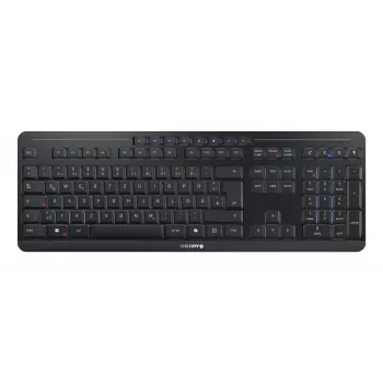 CHERRY Stream Ultimate klaviatuur Kodu/Kontor USB + RF juhtmevaba + Bluetooth QWERTZ Saksa Must