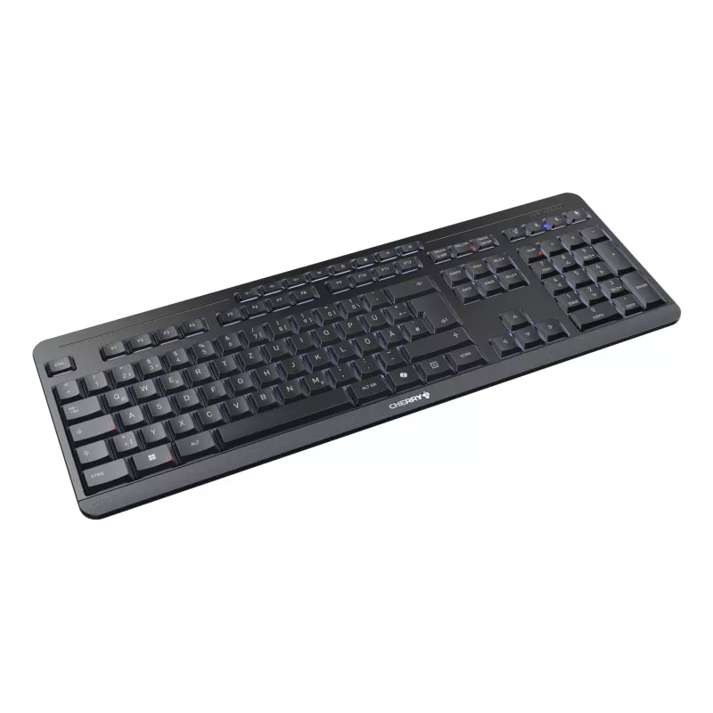 CHERRY Stream Ultimate klaviatuur Kodu/Kontor USB + RF juhtmevaba + Bluetooth QWERTZ Saksa Must