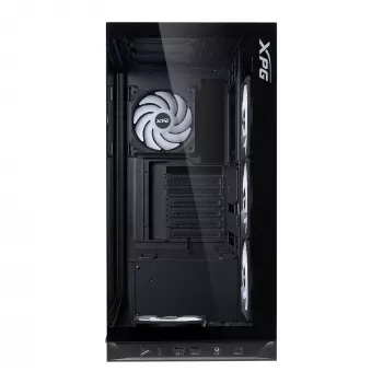 XPG INVADER X BTF MID-TOWER-CASE Must, Midi Tower, PC, Must, ATX, micro ATX, Mini-ATX, SPCC, Karastatud klaas, 17.5 cm