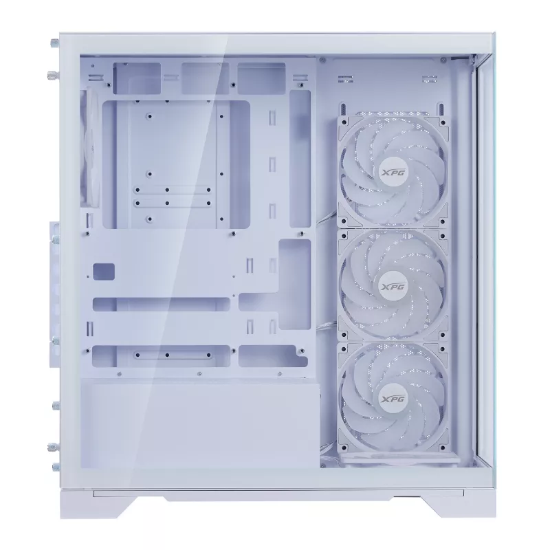 XPG INVADER X BTF MID-TOWER-CASE White, Midi Tower, PC, Valge, ATX, micro ATX, Mini-ATX, SPCC, Karastatud klaas, 17.5 cm