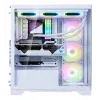 XPG INVADER X BTF MID-TOWER-CASE White, Midi Tower, PC, Valge, ATX, micro ATX, Mini-ATX, SPCC, Karastatud klaas, 17.5 cm