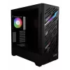 XPG STARKER AIR BTF Mid-Tower Must, Midi Tower, PC, Must, ATX, EATX, micro ATX, Mini-ITX, SPCC, Karastatud klaas, Mängimine