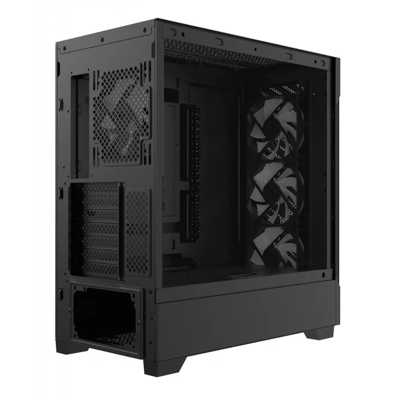 XPG STARKER AIR BTF Mid-Tower Must, Midi Tower, PC, Must, ATX, EATX, micro ATX, Mini-ITX, SPCC, Karastatud klaas, Mängimine