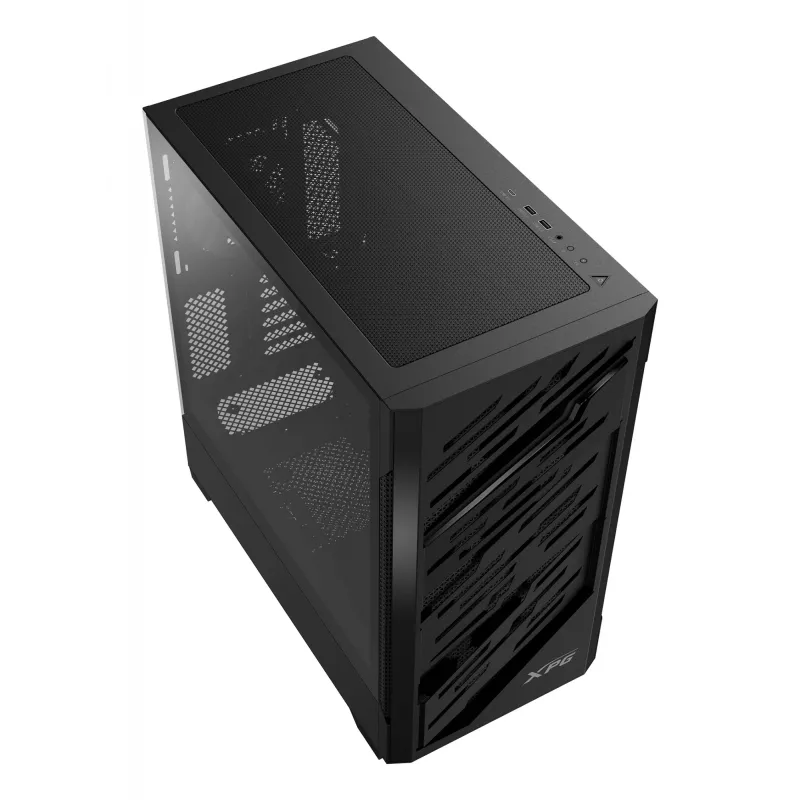 XPG STARKER AIR BTF Mid-Tower Must, Midi Tower, PC, Must, ATX, EATX, micro ATX, Mini-ITX, SPCC, Karastatud klaas, Mängimine
