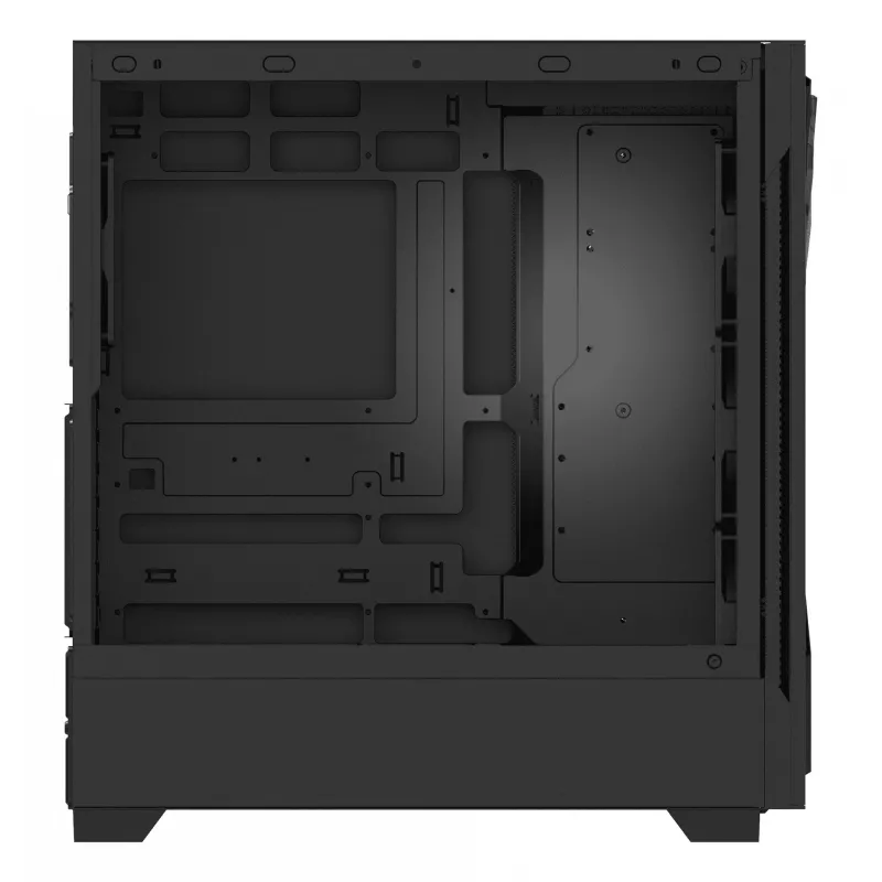 XPG STARKER AIR BTF Mid-Tower Must, Midi Tower, PC, Must, ATX, EATX, micro ATX, Mini-ITX, SPCC, Karastatud klaas, Mängimine