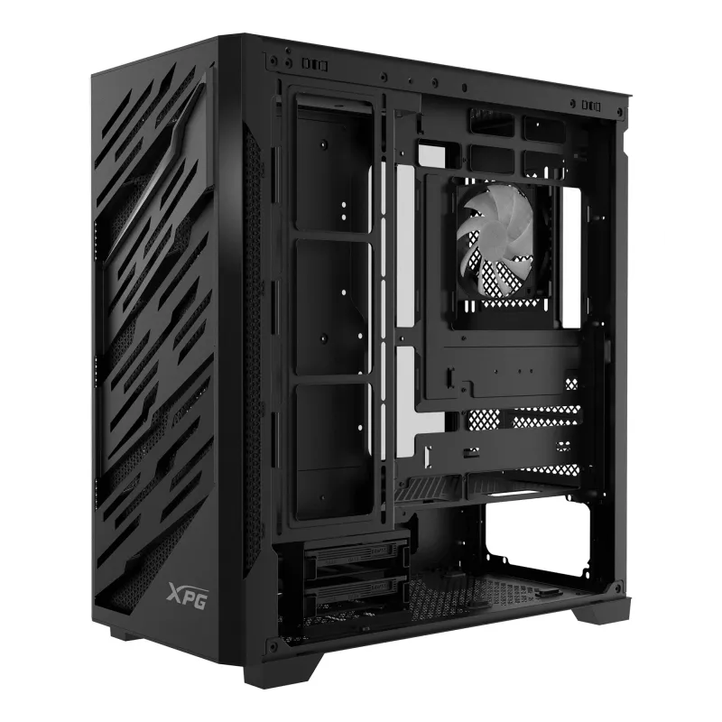 XPG STARKER AIR BTF Mid-Tower Must, Midi Tower, PC, Must, ATX, EATX, micro ATX, Mini-ITX, SPCC, Karastatud klaas, Mängimine