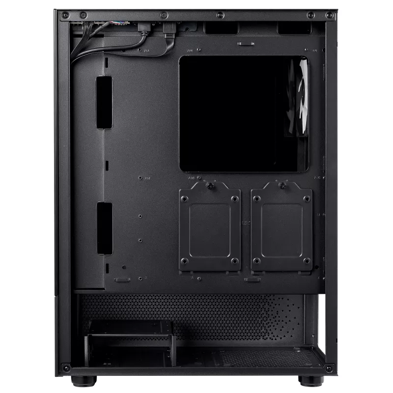 XPG INVADER X MINI KOMPAKTNE KESKMISE TORNIGA KORPUS Must, Midi Tower, PC, Must, ATX, micro ATX, Mini-ITX, SPCC, 16,6 cm