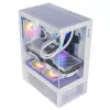 XPG INVADER X MINI KOMPAKTNE MID-TOWER KORPUS Valge, Midi Tower, PC, Valge, ATX, micro ATX, Mini-ITX, SPCC, 16,6 cm