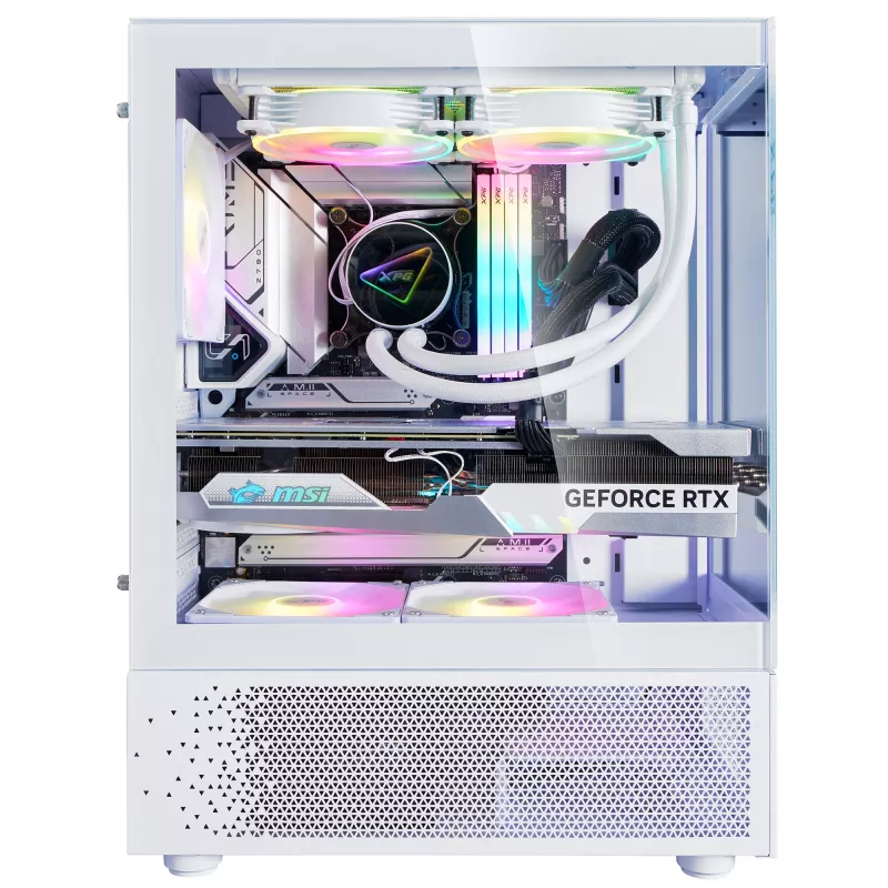 XPG INVADER X MINI KOMPAKTNE MID-TOWER KORPUS Valge, Midi Tower, PC, Valge, ATX, micro ATX, Mini-ITX, SPCC, 16,6 cm