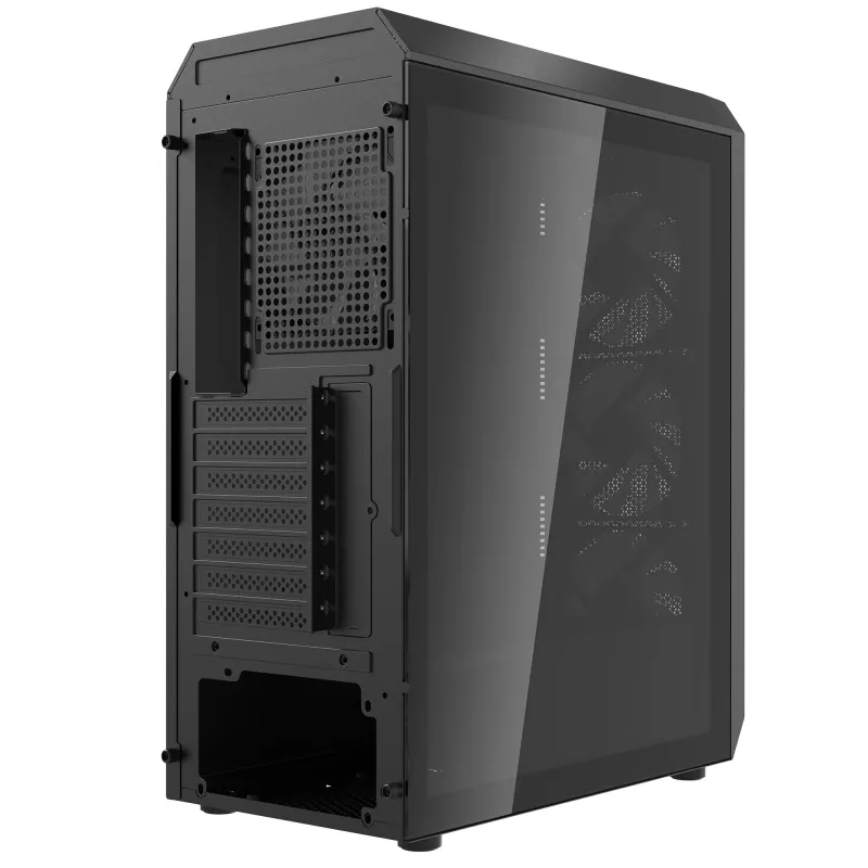 XPG VALOR AIR PLUS MID-TOWER-Korpus Must, Midi Tower, PC, Must, ATX, micro ATX, Mini-ITX, SPCC, 16 cm