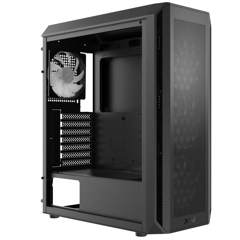 XPG VALOR AIR PLUS MID-TOWER-Korpus Must, Midi Tower, PC, Must, ATX, micro ATX, Mini-ITX, SPCC, 16 cm