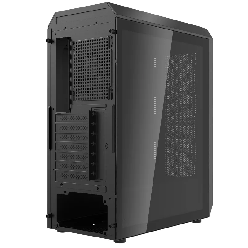 XPG VALOR AIR PLUS MID-TOWER-Korpus Must, Midi Tower, PC, Must, ATX, micro ATX, Mini-ITX, SPCC, 16 cm