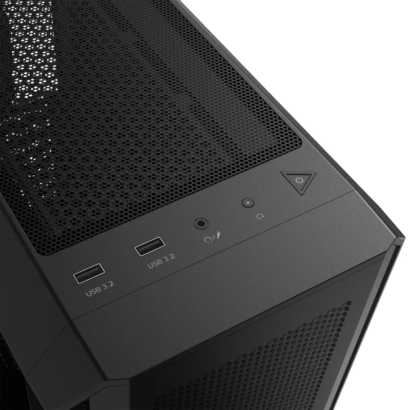 XPG VALOR AIR PLUS MID-TOWER-Korpus Must, Midi Tower, PC, Must, ATX, micro ATX, Mini-ITX, SPCC, 16 cm