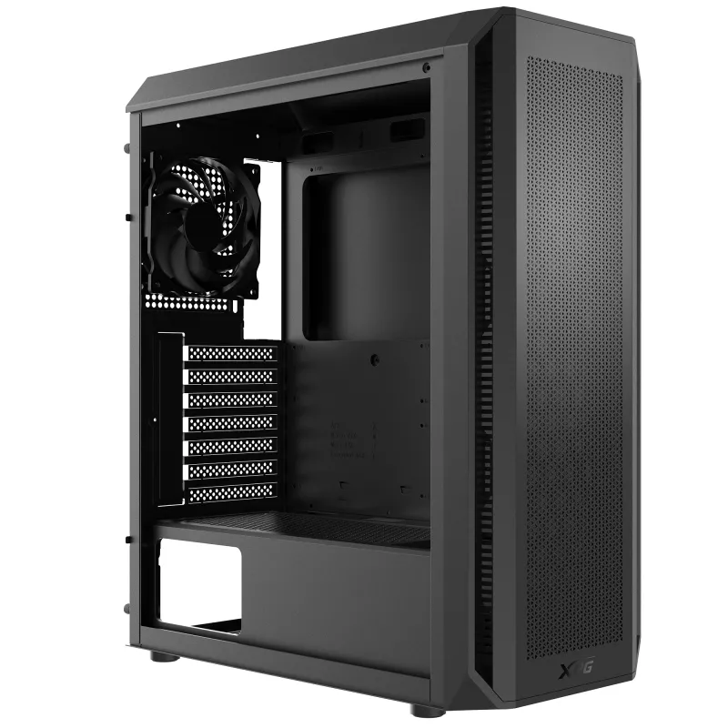 XPG VALOR AIR PLUS MID-TOWER-Korpus Must, Midi Tower, PC, Must, ATX, micro ATX, Mini-ITX, SPCC, 16 cm