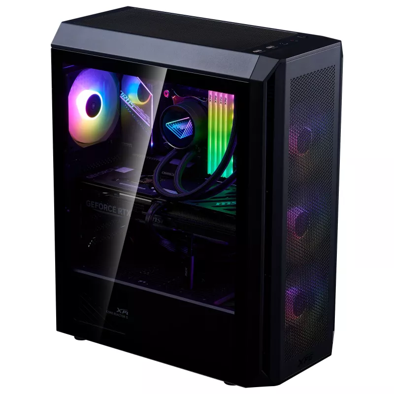 XPG VALOR AIR PLUS MID-TOWER-Korpus Must, Midi Tower, PC, Must, ATX, micro ATX, Mini-ITX, SPCC, 16 cm