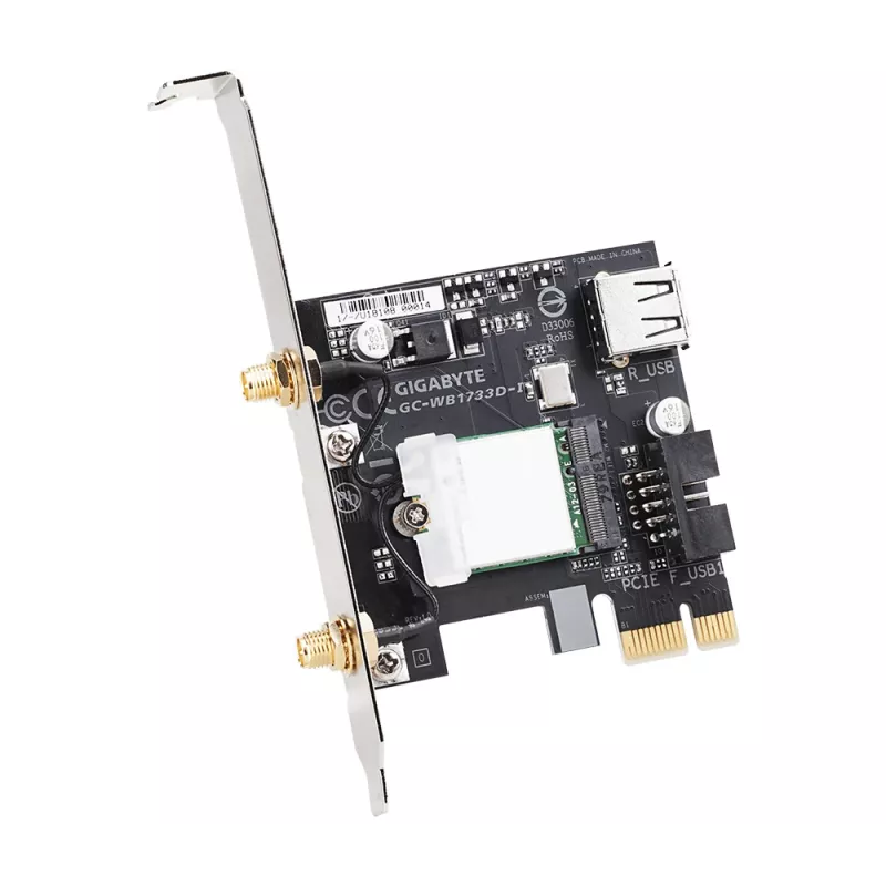 GIGABYTE GC-WB1733D-I võrgukaart Sisemine WLAN / Bluetooth 1733 Mbit/s