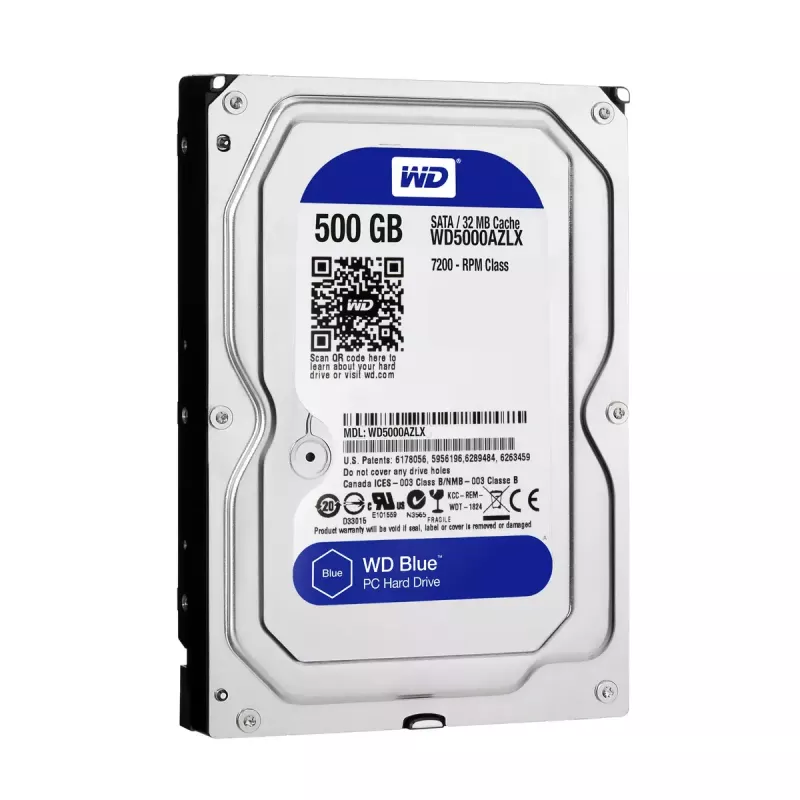 WESTERN DIGITAL kõvaketas - Wd Blue WD5000AZLX - 500GB - SATA 3.5in - 7200rpm - 32MB puhver