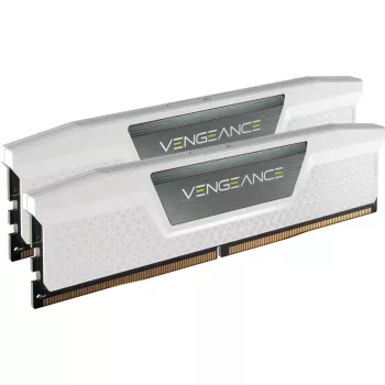 CORSAIR mälukomplekt 32GB (2x16GB) DDR5 DRAM 5200MT/s CL40 Vengeance - Valge