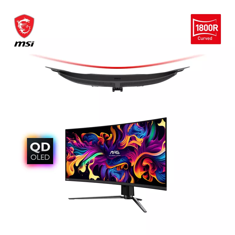 MSI MAG 341CQPDE QD-OLED arvutimonitor 86,4 cm (34 tolli) 3440 x 1440 pikslit UltraWide Quad HD must