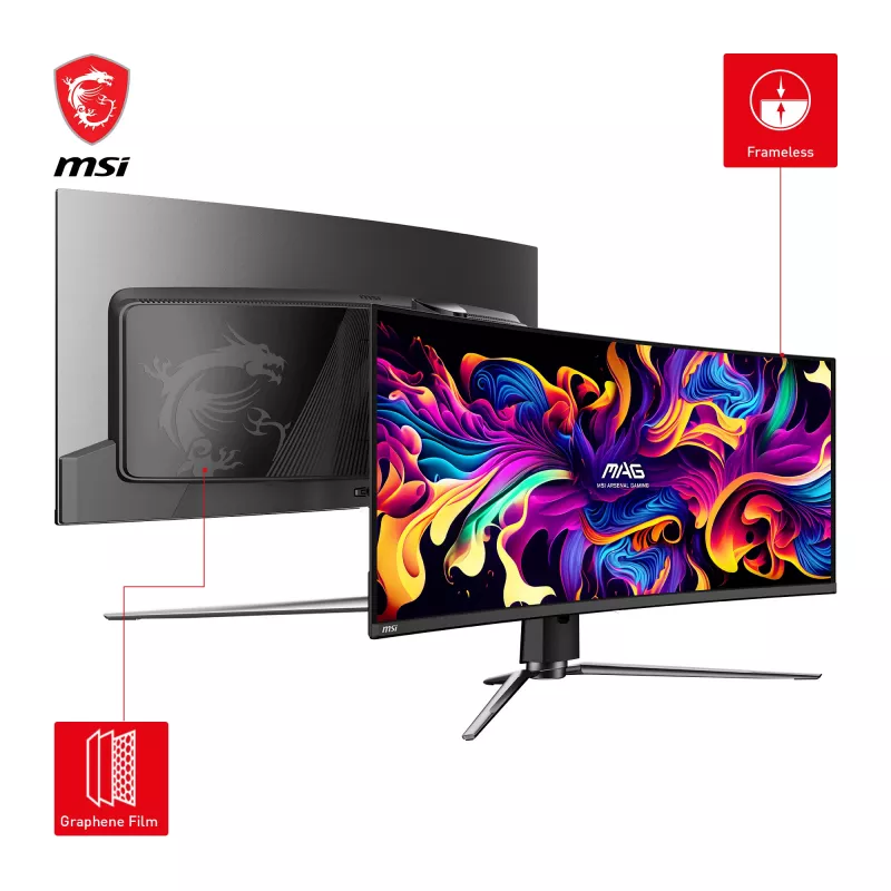 MSI MAG 341CQPDE QD-OLED arvutimonitor 86,4 cm (34 tolli) 3440 x 1440 pikslit UltraWide Quad HD must
