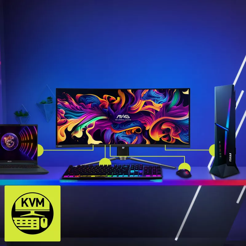 MSI MAG 341CQPDE QD-OLED arvutimonitor 86,4 cm (34 tolli) 3440 x 1440 pikslit UltraWide Quad HD must