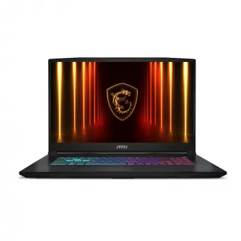 MSI Katana 17 HX B14WGK-065 Intel® Core™ i7 i7-14650HX Sülearvuti 43,9 cm (17,3 tolli) Full HD 16 GB DDR5-SDRAM 1 TB SSD NVIDIA GeForce RTX 5070 Wi-Fi 6E (802.11ax) Windows 11 Home Must