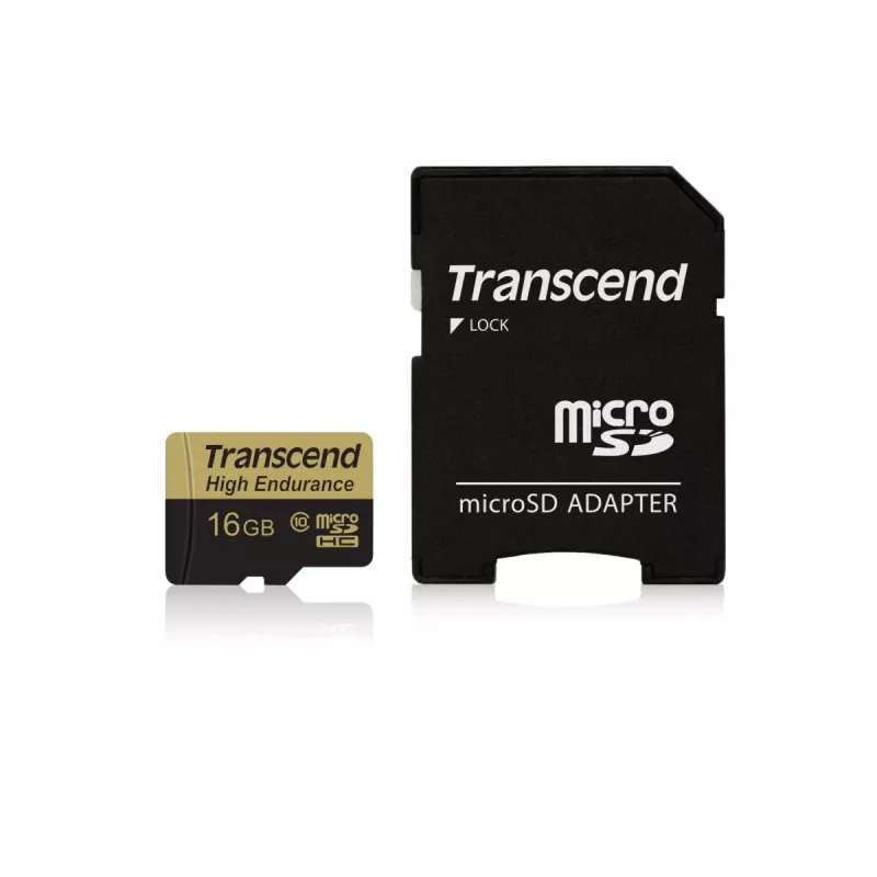 Välkmälu Transcend 16GB MicroSDHC Class 10 koos adapteriga