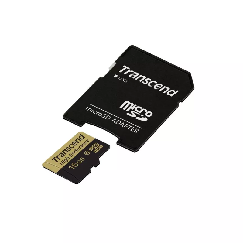 Välkmälu Transcend 16GB MicroSDHC Class 10 koos adapteriga