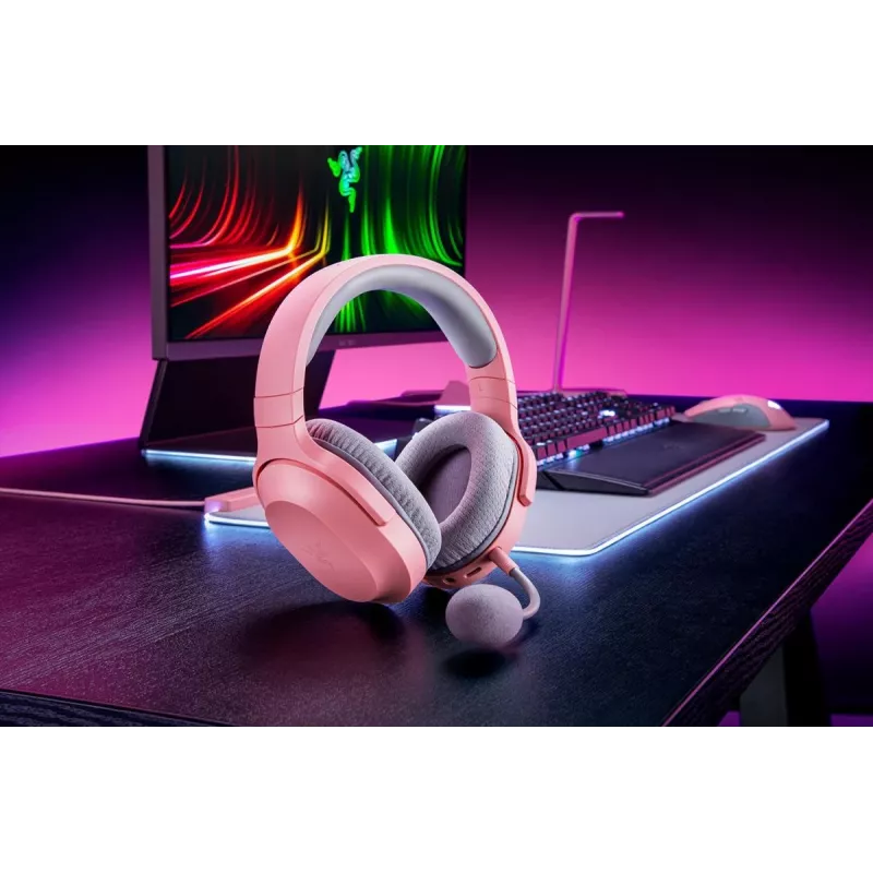 RAZER Kõrvaklapid Barracuda X - Stereo - Juhtmega ja juhtmevaba - USB-C - Kvartsroosa