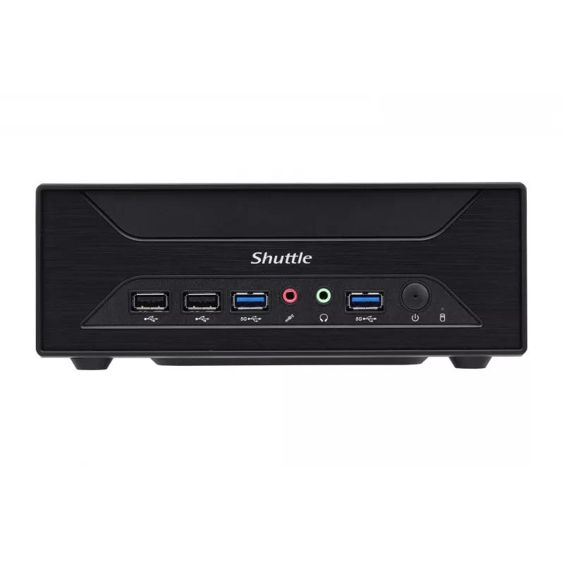 Shuttle XPC slim Barebone XH510G - S1200, Intel H510, 1xDP, 1xHDMI, 1x PCI-E 16X, 1x LAN, 1x 2.5 tolli, 2x M.2, 24/7 pidev töö