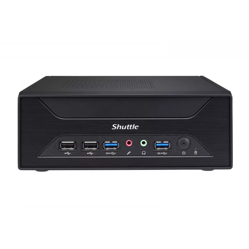 Shuttle XPC slim Barebone XH510G - S1200, Intel H510, 1xDP, 1xHDMI, 1x PCI-E 16X, 1x LAN, 1x 2.5 tolli, 2x M.2, 24/7 pidev töö