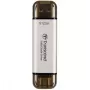 TRANSCEND Esd310c - 512GB kaasaskantav SSD - USB Type-A / USB USB-C - hõbedane