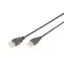 DIGITUS ASSMANN USB 2.0 pikenduskaabel, tüüp A M/F, 5m USB 2.0 ühilduv Must