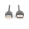 DIGITUS ASSMANN USB 2.0 pikenduskaabel, tüüp A M/F, 5m USB 2.0 ühilduv Must