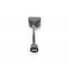 DIGITUS USB 2.0 adapterkaabel, OTG, tüüp mini B - A M/F, 20 cm, USB 2.0 ühilduv, must