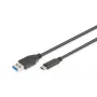 DIGITUS ASSMANN USB USB-C ühenduskaabel, tüüp C kuni A M/M, 1m Super Speed Must