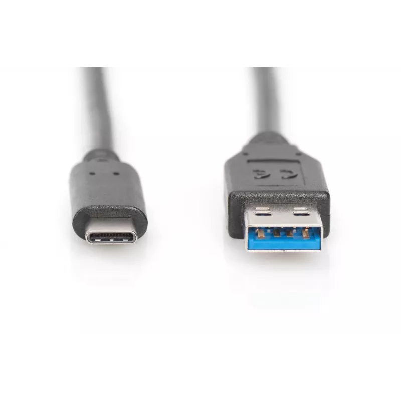 DIGITUS ASSMANN USB USB-C ühenduskaabel, tüüp C kuni A M/M, 1m Super Speed Must