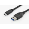DIGITUS ASSMANN USB USB-C ühenduskaabel, tüüp C kuni A M/M, 1m Super Speed Must