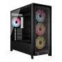 Arvuti korpus CORSAIR FRAME 5000D RS ARGB Midi Tower Must — ATX, toetab 3x140mm esiventilaatoreid, 2.5/3.5-tolliseid draive
