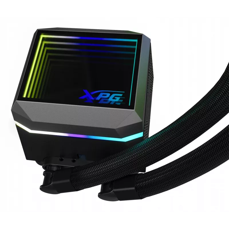 XPG LEVANTE II 360 Must, kõik-ühes vedelikjahutus, 12 cm, must